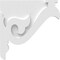 Ekena Millwork Florence Architectural Grade PVC Corbel, 1 7/8"W X 18"D X 18"H CORP01X18X18FL - alternate 3